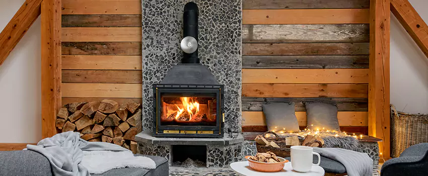 Thelin Hearth Products Direct Vent Gas Stove Fireplace Inspection in Selma, Alabama